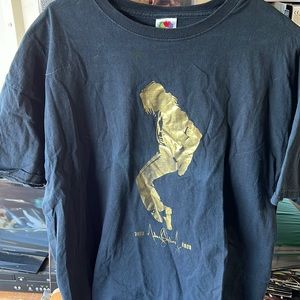 Used fruit of the loom Michael Jackson gold T-shirt